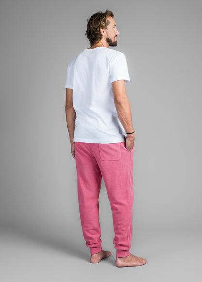 BAROQUE ROSE TOWEL PANTS