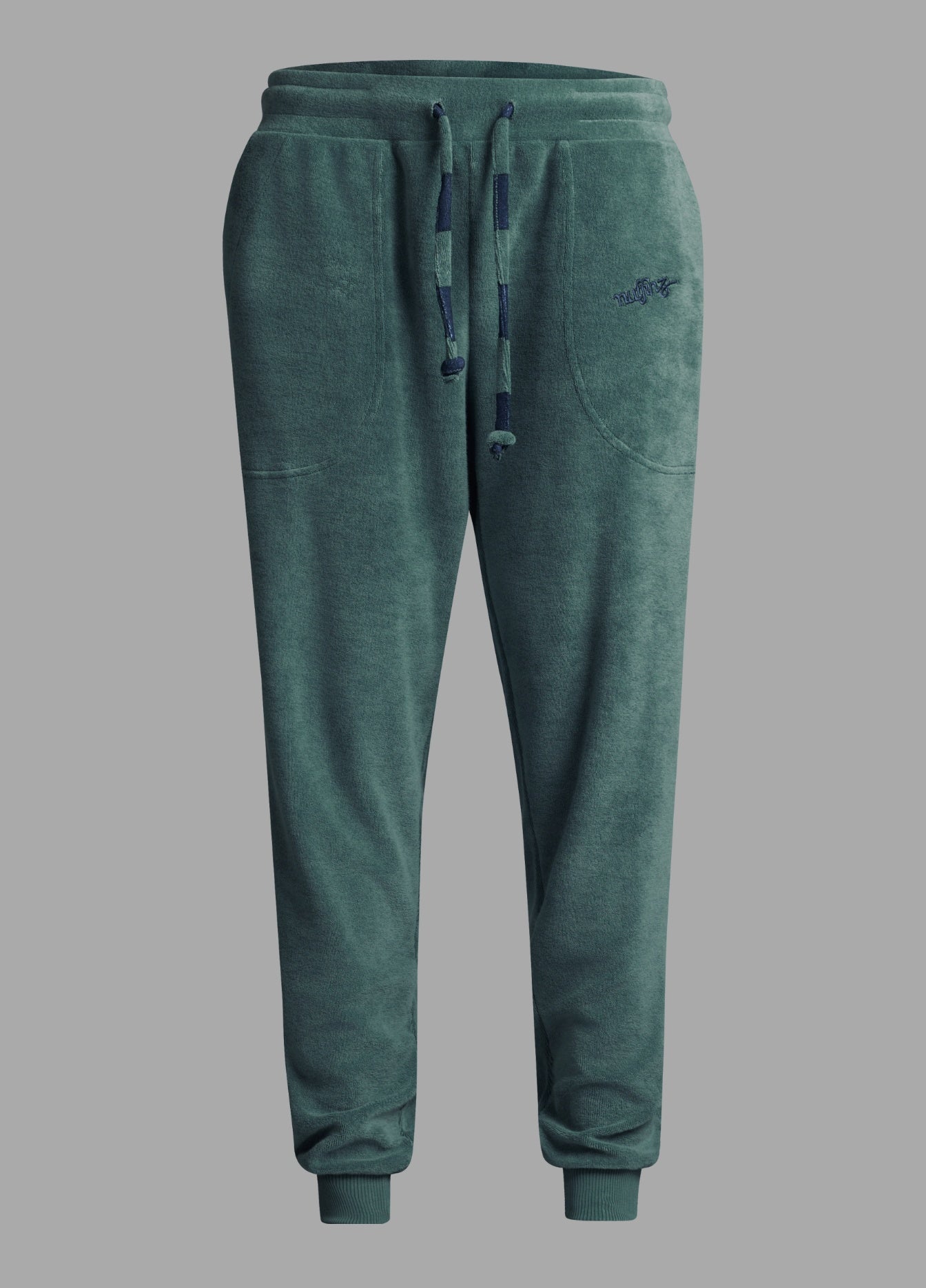 MALLARD GREEN TOWEL PANTS – nuffinz