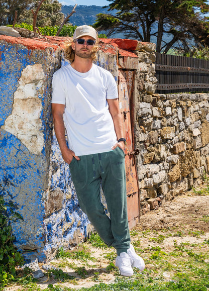 MALLARD GREEN TOWEL PANTS