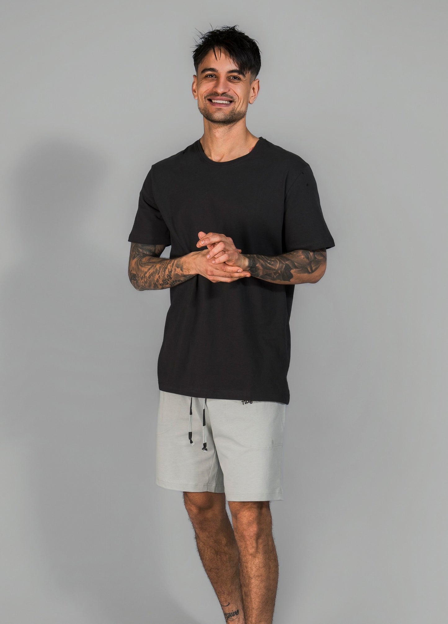 MIRAGE GREY PYJAMA SHORTS