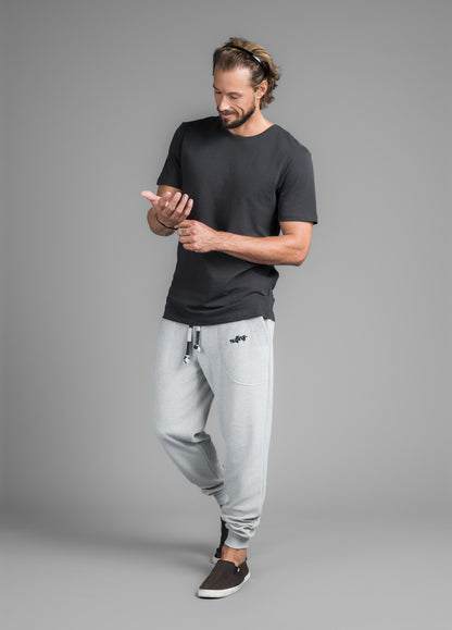 MIRAGE GREY TOWEL PANTS