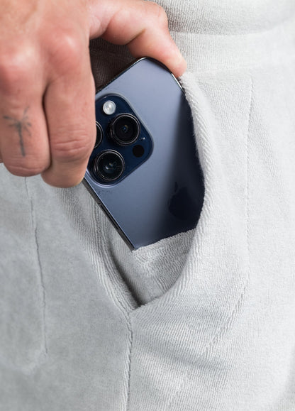 MIRAGE GREY TOWEL PANTS