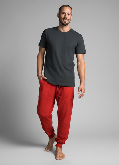 POMPEIAN RED TOWEL PANTS
