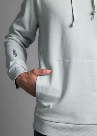 MIRAGE GREY SOLID HOODIE