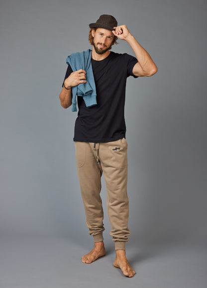 LEAD GRAY SOLID PANTS