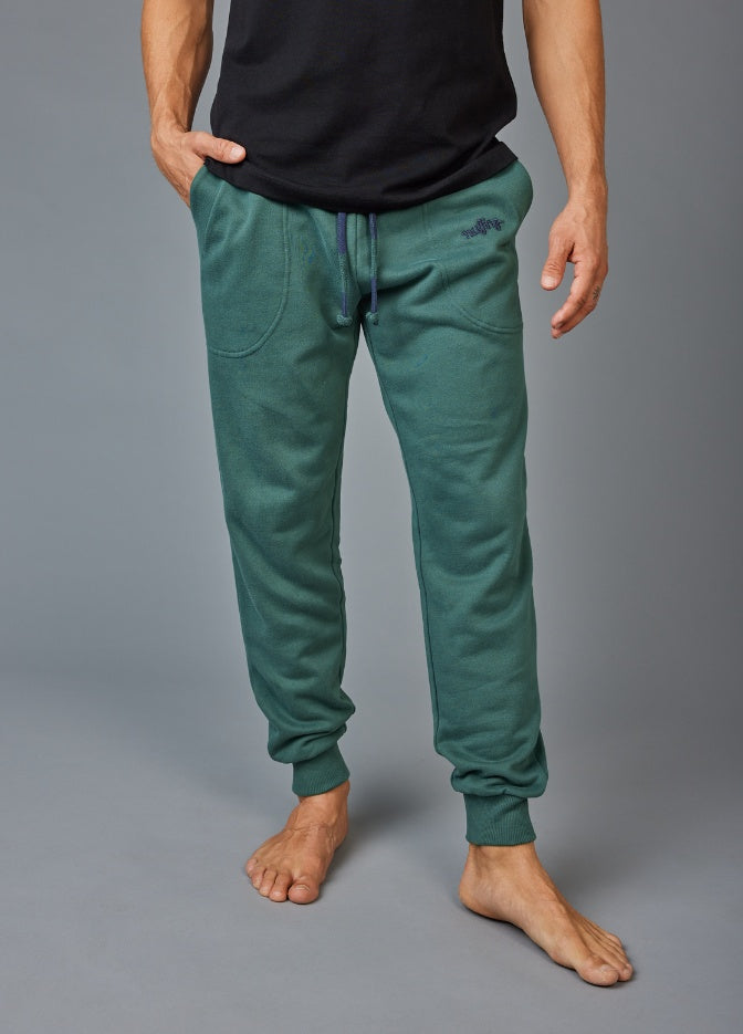 MALLARD GREEN SOLID PANTS