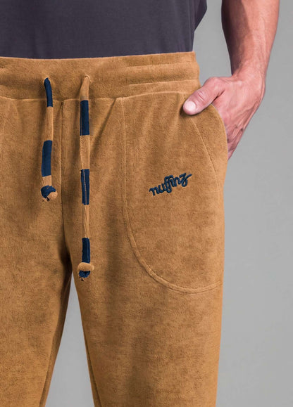 TOBACCO BROWN TOWEL PANTS