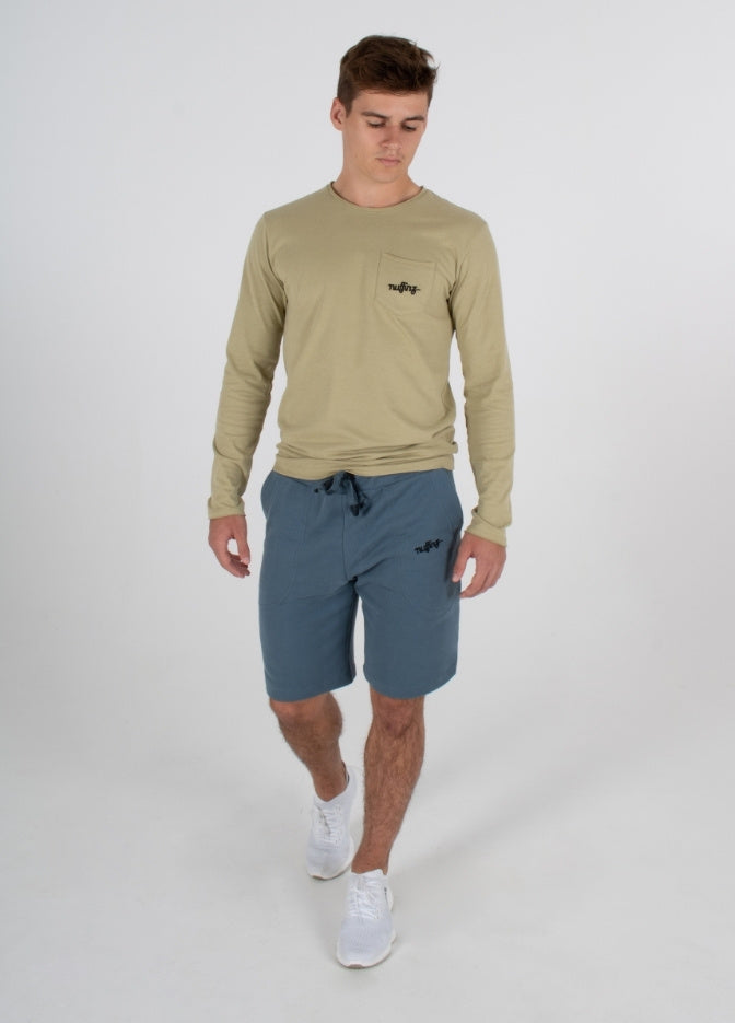 nuffinz shorts longsleeve ray green combined