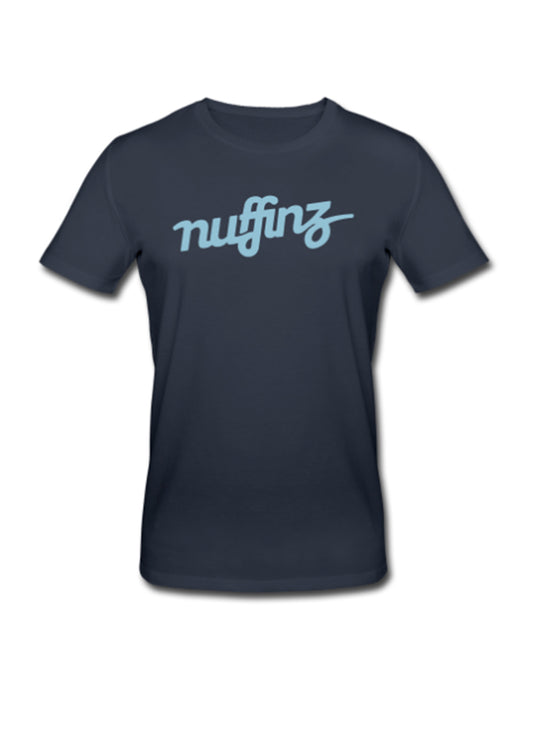 nuffinz menswear- t shirts - navy blue t-shirt - 100% organic cotton - carbonized - dark blue