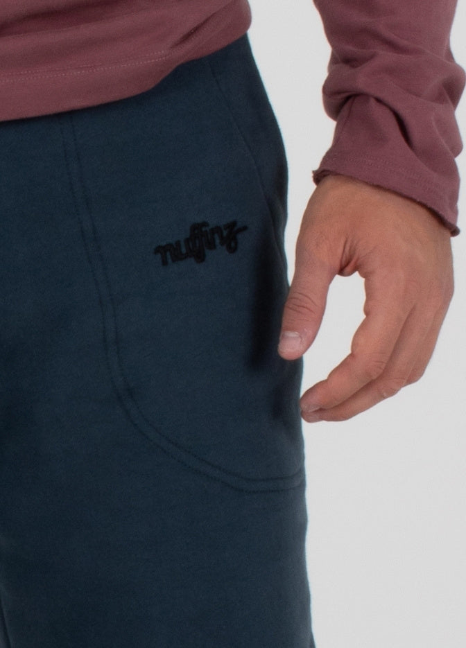nuffinz shorts sea storm organic cotton logo detail