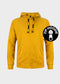 nuffinz menswear- zip hoodies - nugget gold zip hoodie - 100% organic cotton - carbonized - yellow